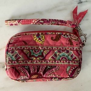 Vera Bradley‎ Zip Coin Purse Pouch/Wristlet in Call Me Coral